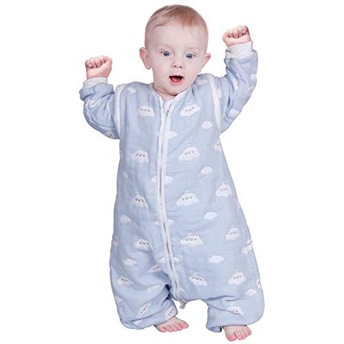 Moda Lictin Saco de Dormir para Bebés-Saco de Dormir para Bebés con Mangas