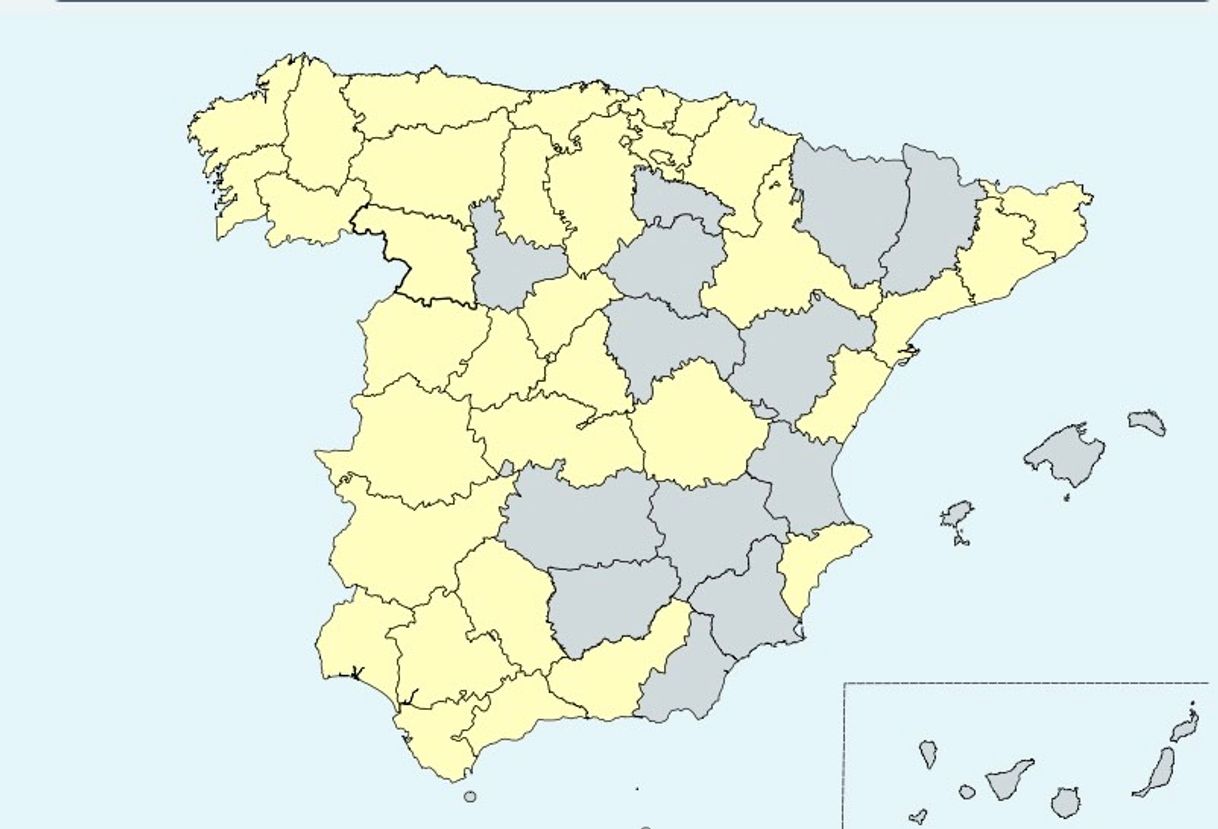 Moda Spain - MapChart