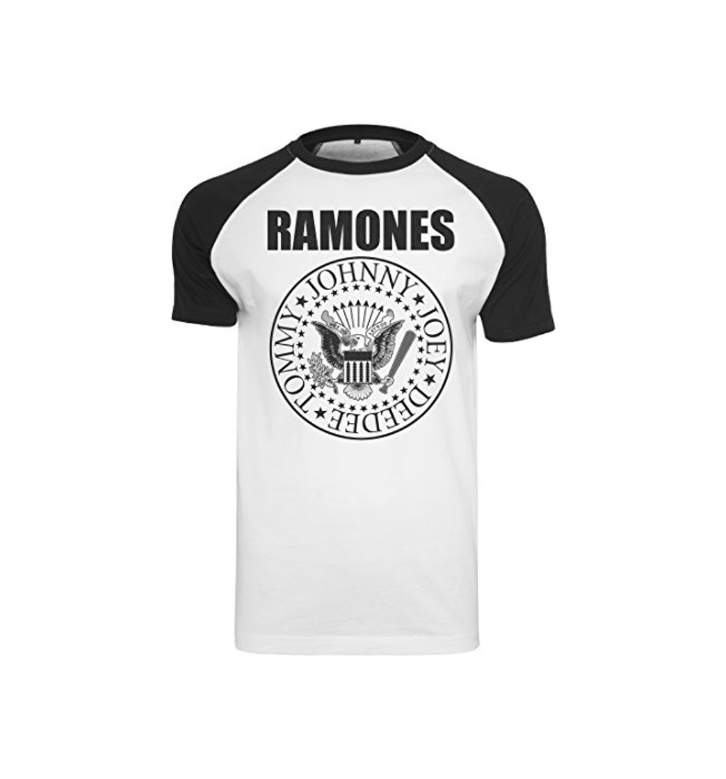 Fashion Mister Tee Urban Classics Ramones Circle - Camiseta negro