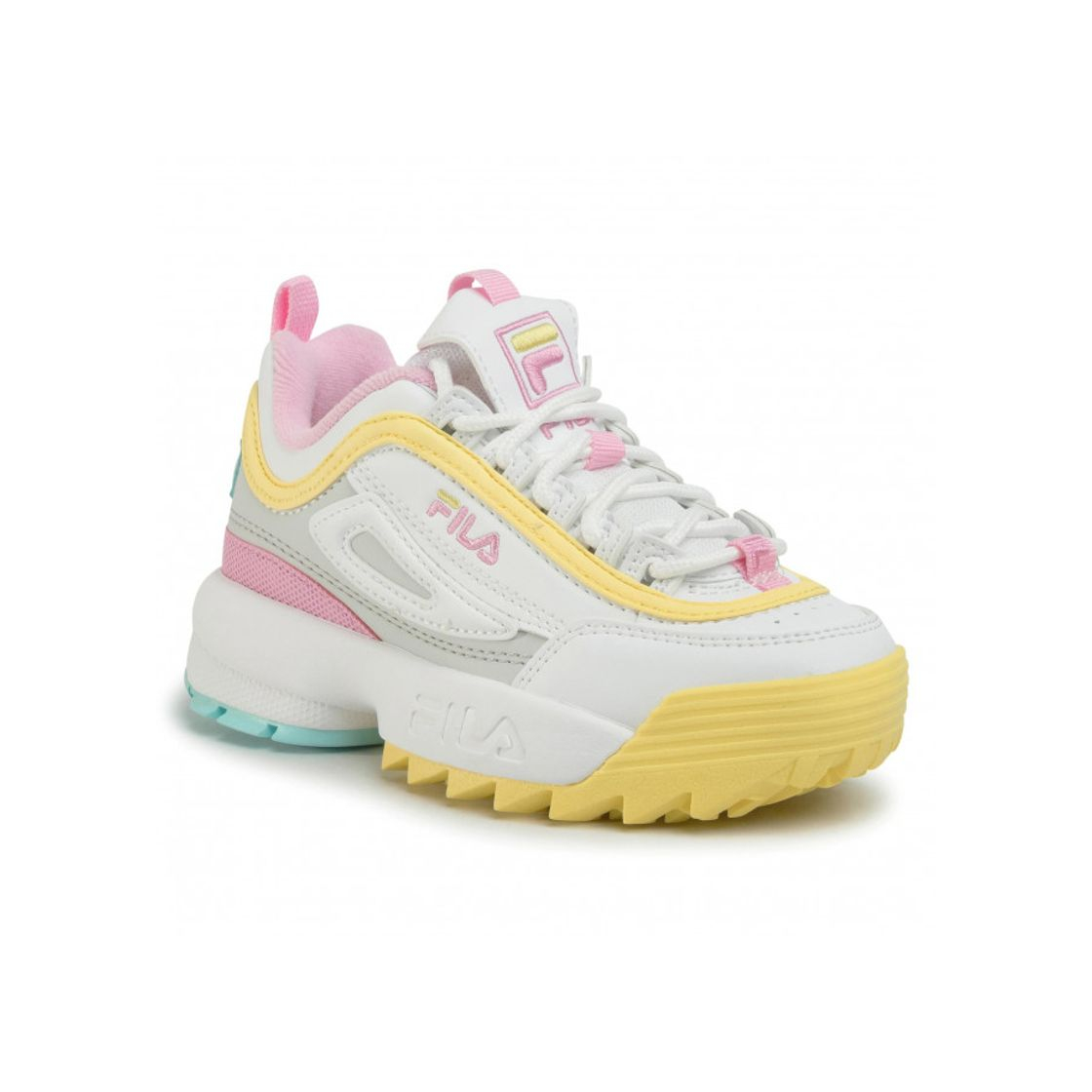 Product Zapatos de niña FILA Disruptor CB JR en Cuero Blanco 1010850