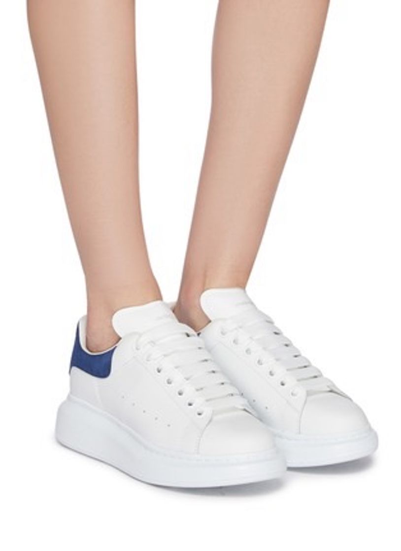 ALEXANDER McQUEEN Oversize sneakers in Larry leather