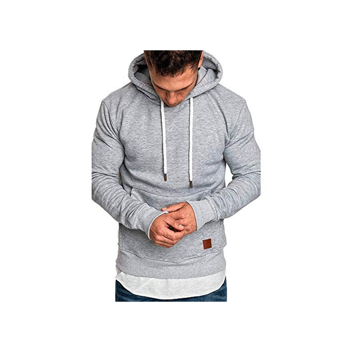 Fashion riou ¡Oferta Sudaderas con Capucha para Hombre Cosy Chaqueta Deportiva Sudadera con