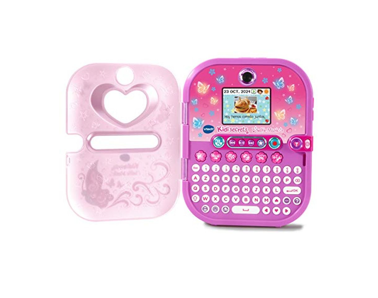 Product VTech - KidiSecrets Selfi Music, Diario personal electrónico con doble cámara para