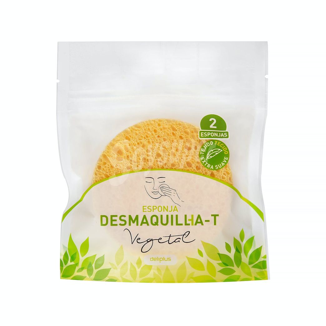 Fashion Esponja facial desmaquillante Deliplus vegetal | Mercadona compra ...