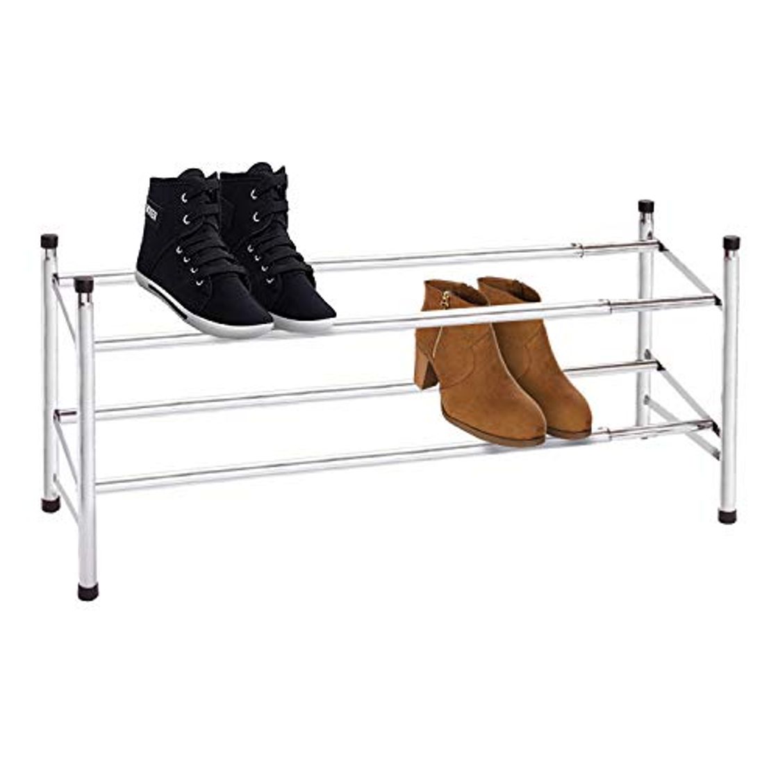 Place ZAPATERO DE METAL ESTANTERIA METALIZA PARA ZAPATOS EXTENSIBLE 62 A 115 CM