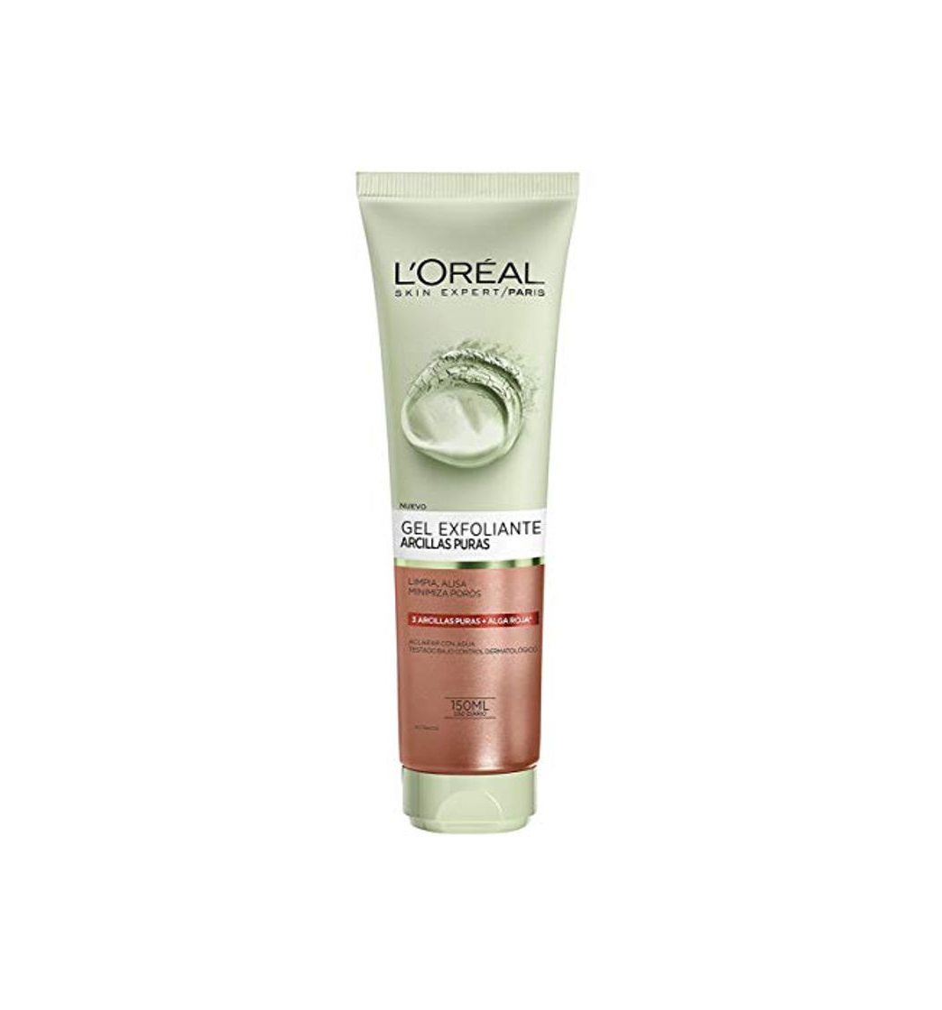 Belleza L'Oréal Paris Dermo Expertise Gel Limpiador Exfoliante Arcillas Puras Roja