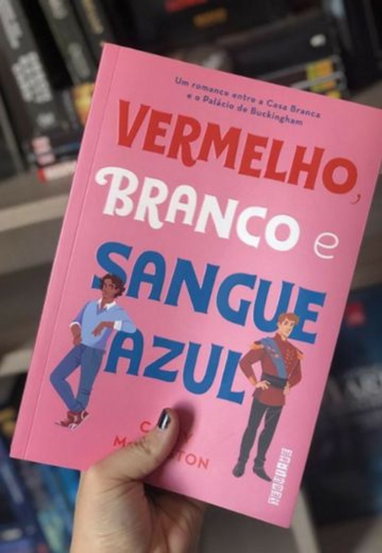 Book Vermelho Branco e Sangue Azul