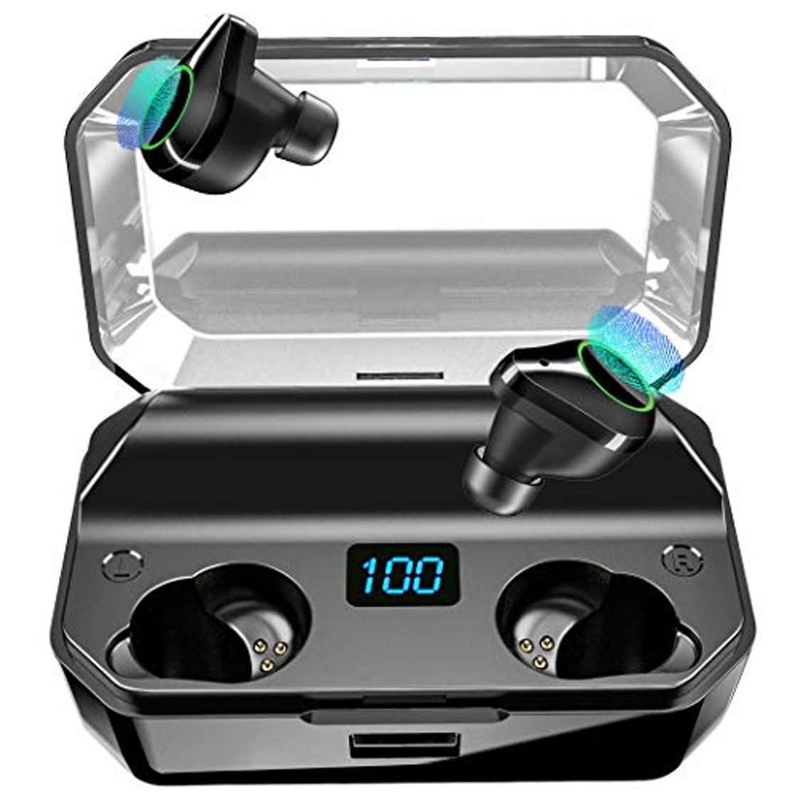 Product Auriculares Bluetooth 5.0 con Tiempo de Reproducción Súper Largo