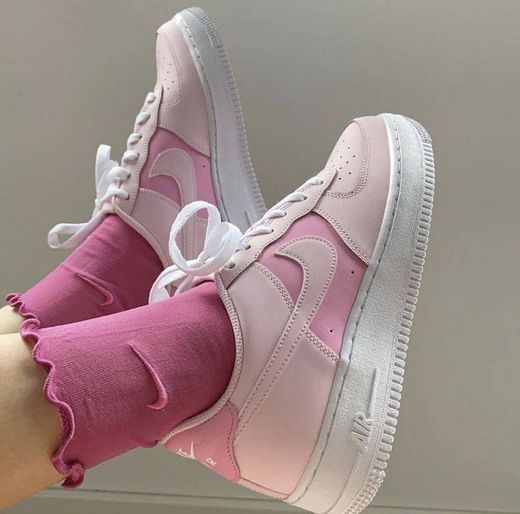 Pink Foam  nike air force 1