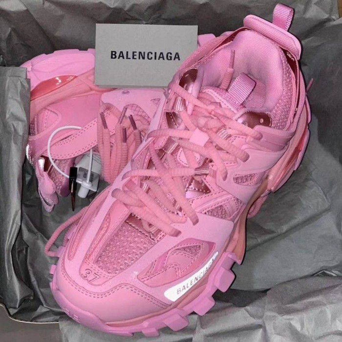 Social Balenciaga Track 3.0 pink sneakers
