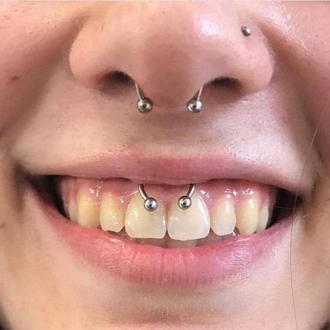 Moda Piercing Smile