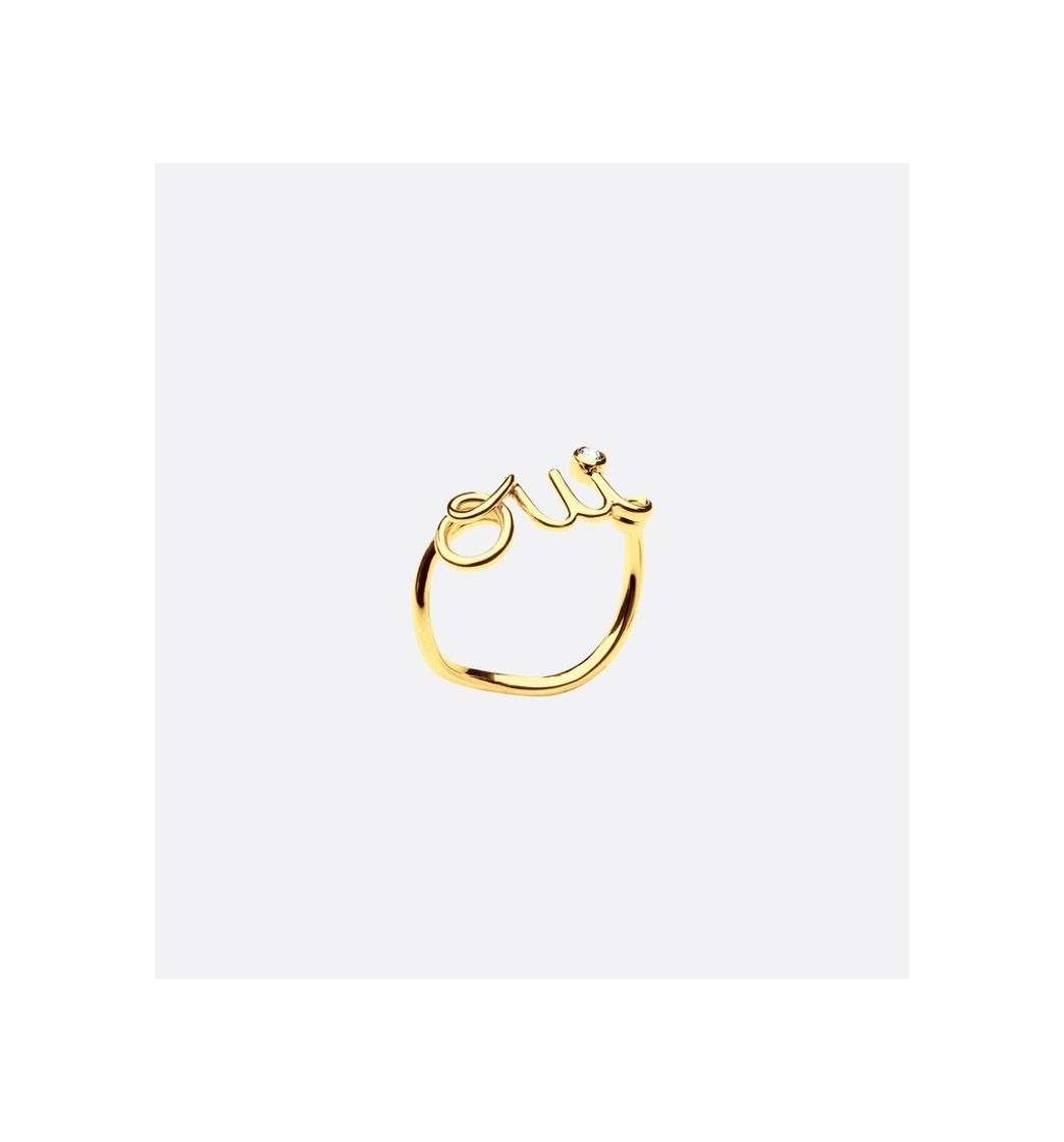 Social Anillo Oui Oro amarillo y diamante - Joyería - Moda Mujer