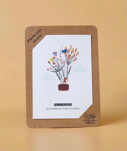 Seeds paper. Tarjetas que florecen