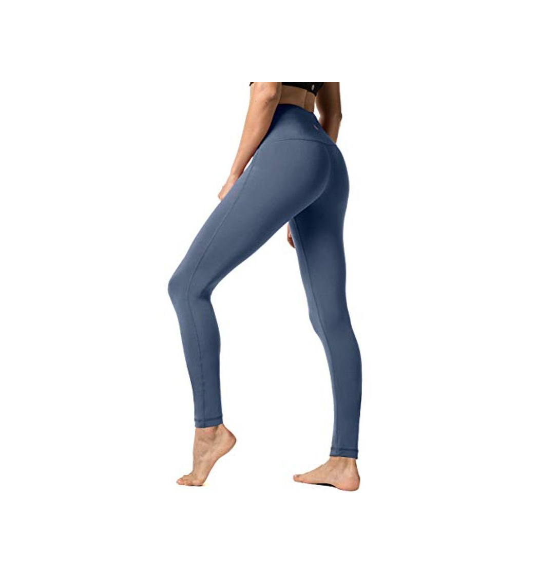 Moda LAPASA Pantalón Deportivo de Mujer Cintura Alta Malla para Running Yoga y