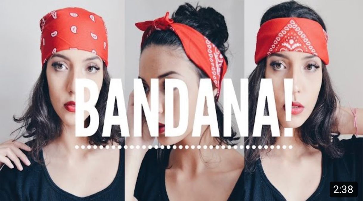 Fashion Penteados com bandana