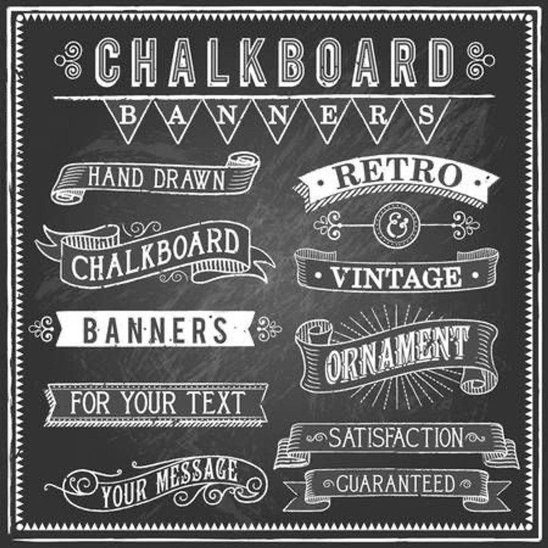 Fashion Chalk lettering