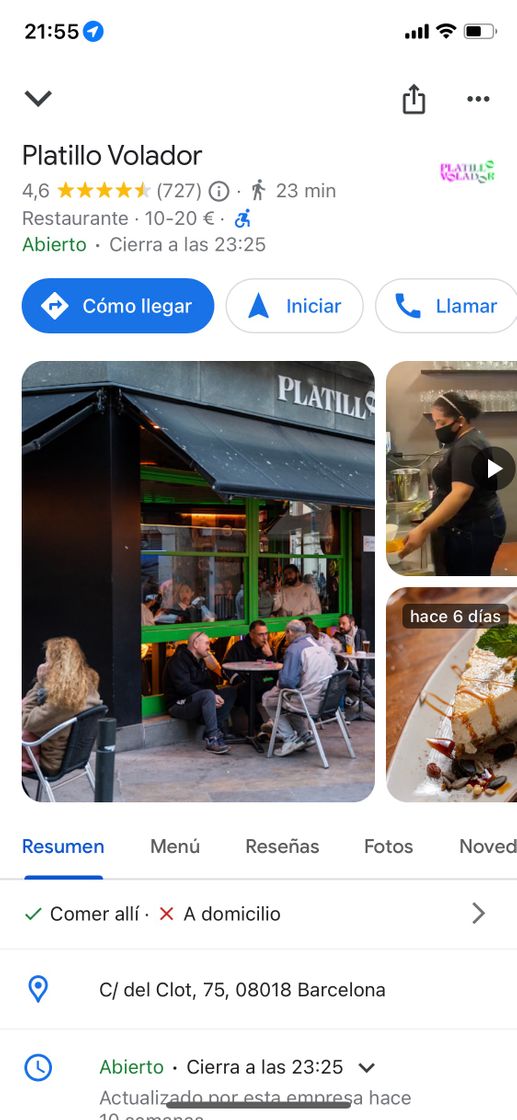 Restaurants Platillo Volador