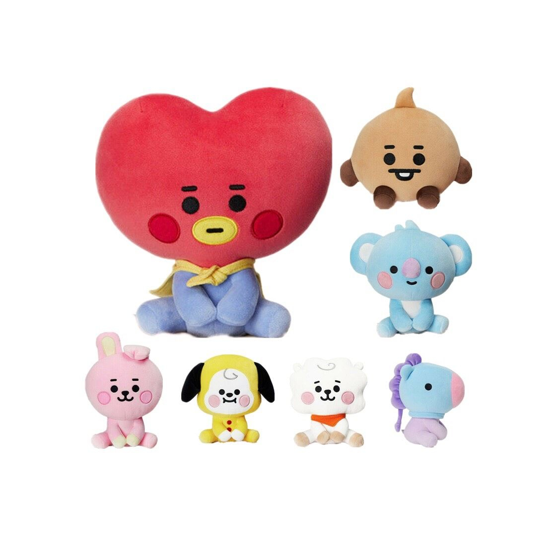 Products bt21 baby plush replica 