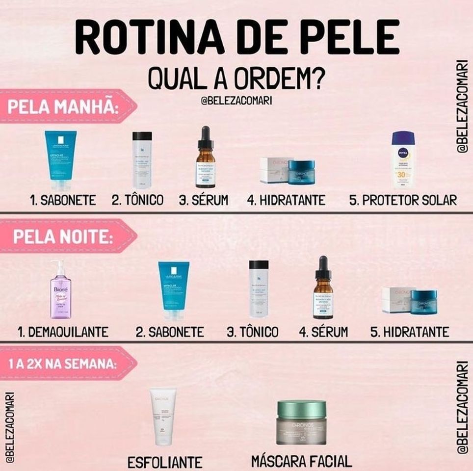 Moda Rotina de skin care ✨