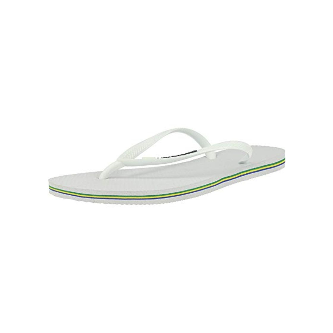Social Havaianas Slim Brasil Logo, Chanclas para Mujer, Blanco