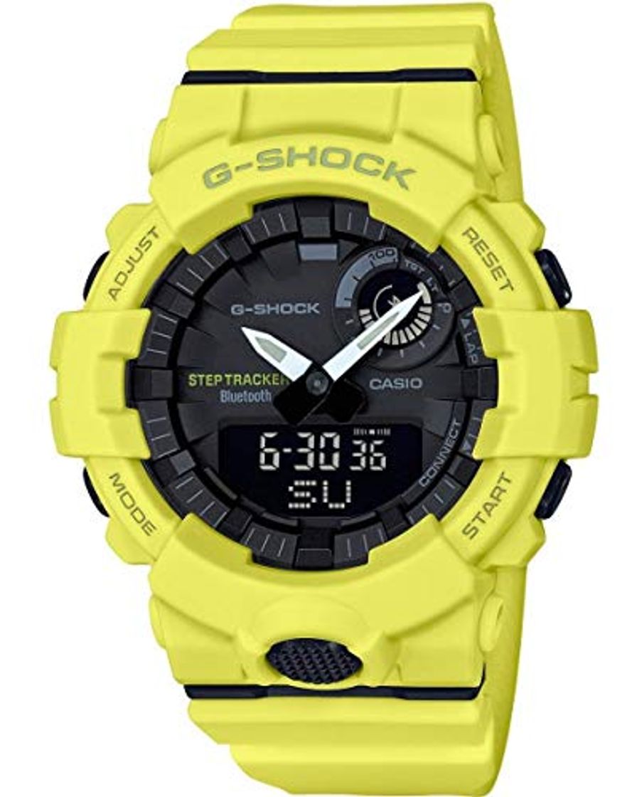 Social Casio Reloj Digital para Hombre de Cuarzo con Correa en Resina GBA-800-9AER