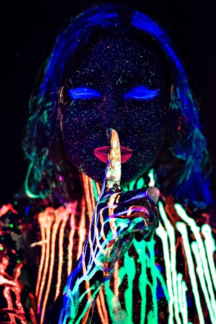Social Ensaio com tintas neon 🎨