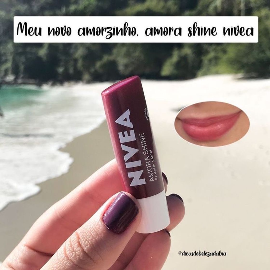 Moda Protetor Labial Nivea shine 