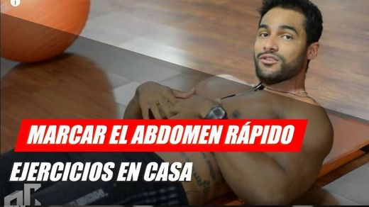 Cómo Marcar el Abdomen rápido en casa - YouTube