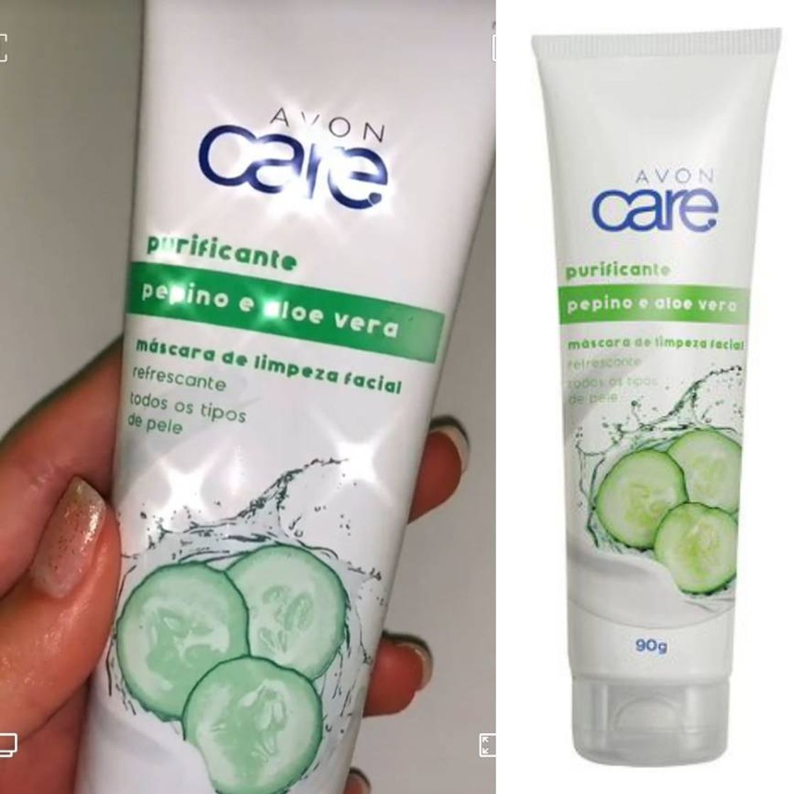 Product Máscara de Limpeza Facial Pepino e Aloe Vera Avon Care

