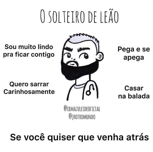 Leonino solteiro ♌️