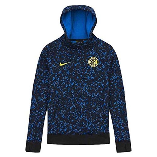 NIKE Inter Y NK Gfa FLC Po Hood Sweatshirt, Unisex niños, Black