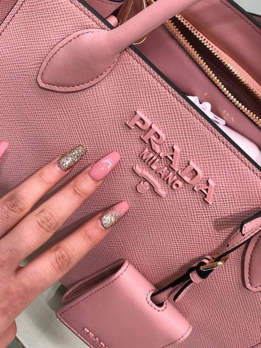 Fashion Prada bolsa rose ✨