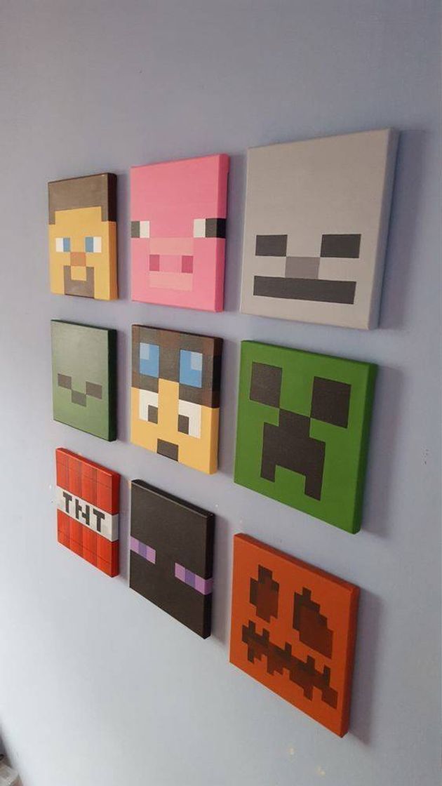 Moda Decoração inspirada no Minecraft