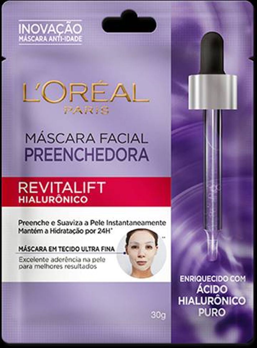 Products L'oreal Máscara facial revitalift hialuronico 