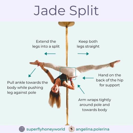 Figura pole dance Jade Split 