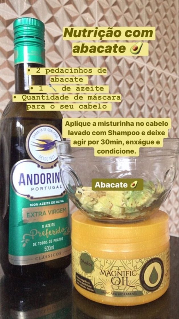 Fashion Nutrição com abacate 