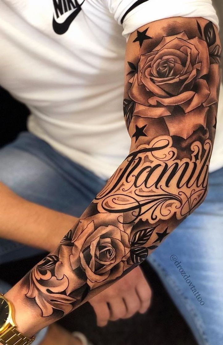 Fashion Tattoo masculina 💙