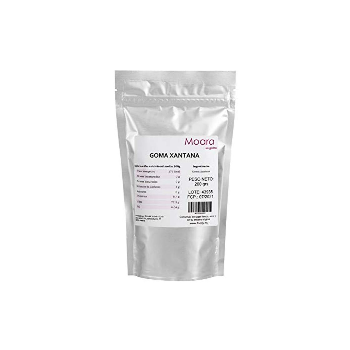 Producto Goma Xantana 200g Sin Gluten