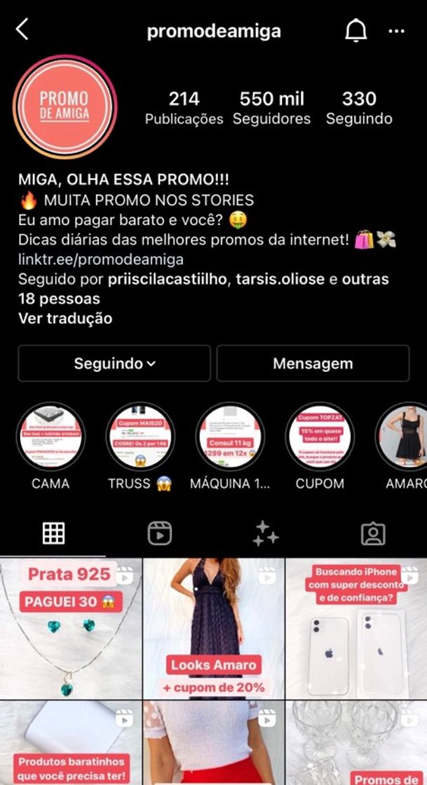 Fashion Insta de promoção 