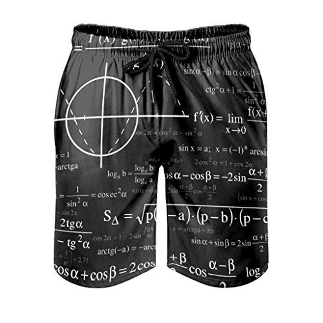 Fashion Knowikonwn - Bañador para hombre con diseño de cuadrante de matemáticas