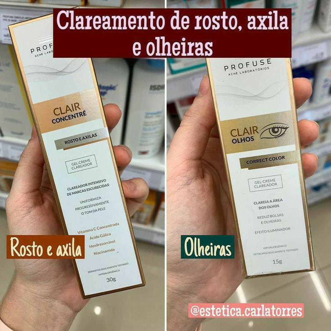 Fashion Produto para clarear áreas do corpo e rosto 