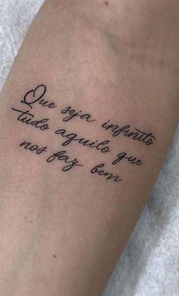 Moda TATTOO frase