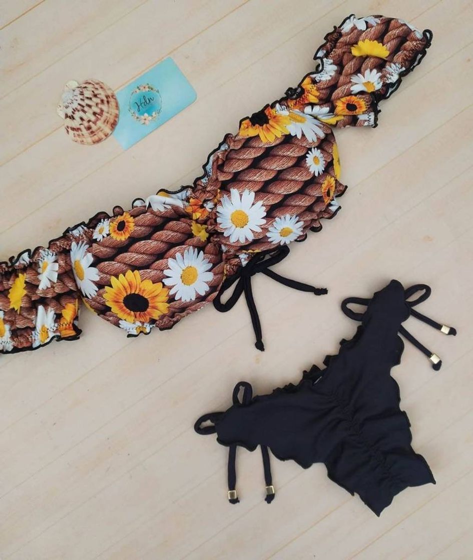 Moda Biquíni girassol 🌻😍