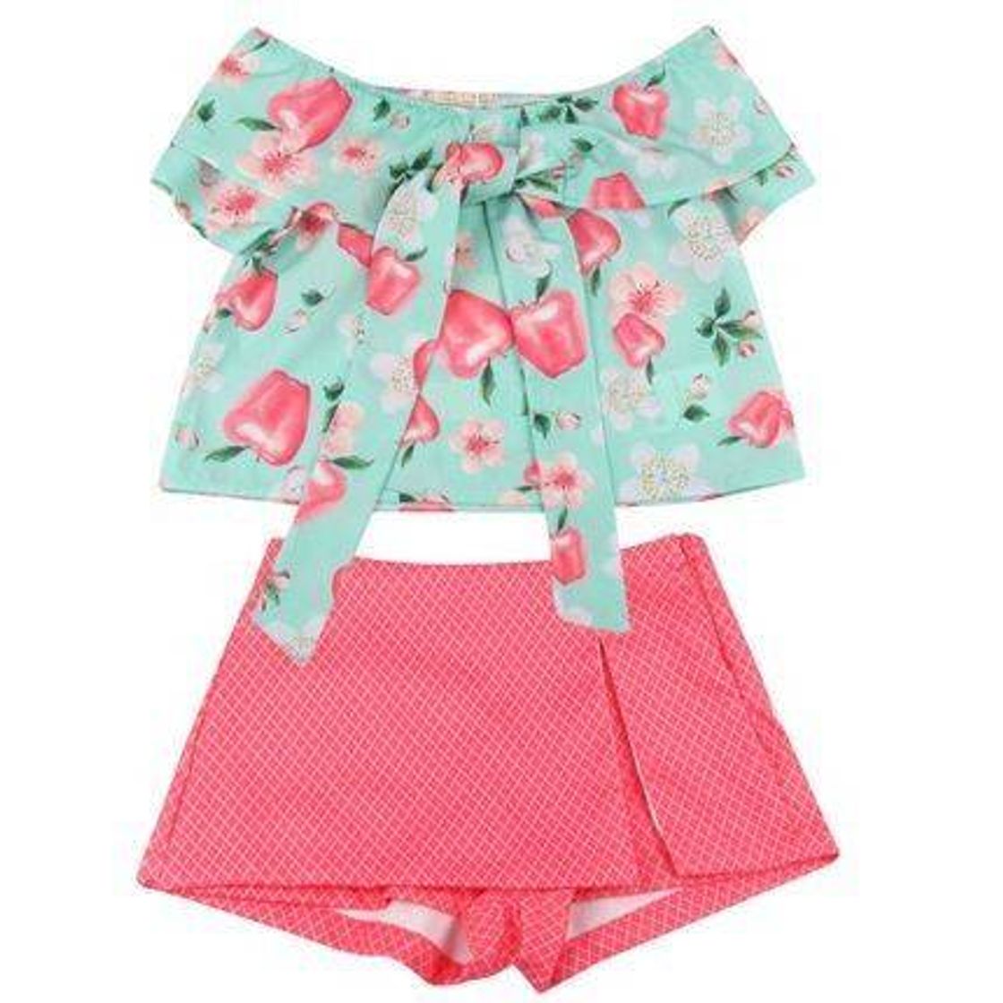 Fashion Conjunto feminino infantil