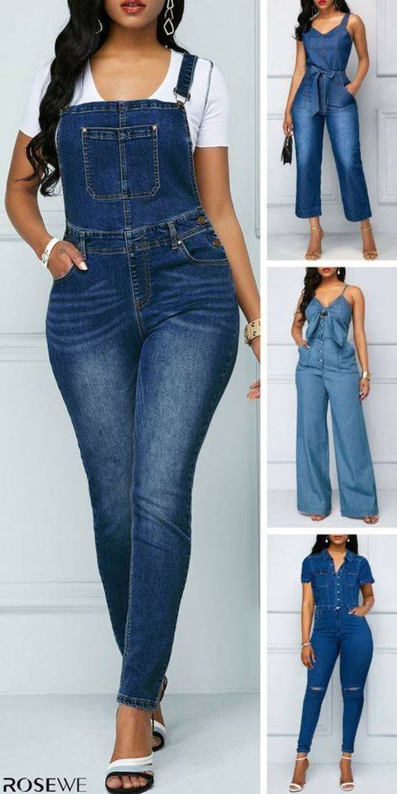 Social Lindos macacão jeans 👖