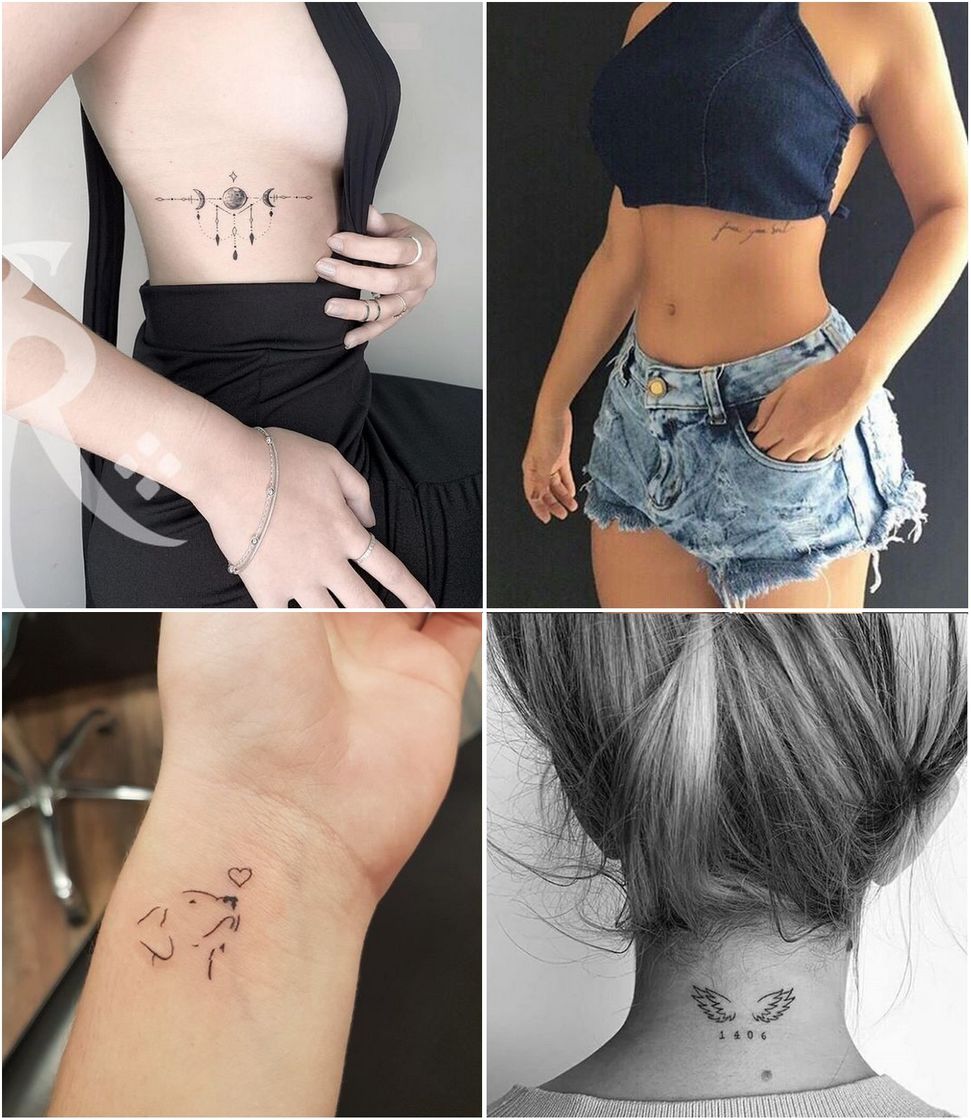 Moda tatuagem feminina