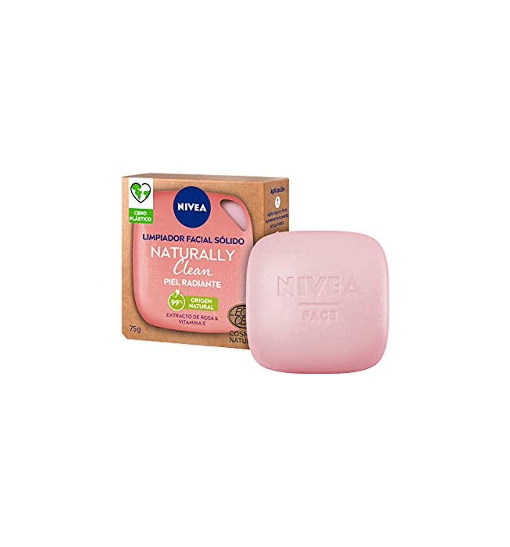 Belleza NIVEA Naturally Clean Limpiador Facial Sólido Piel Radiante 75g