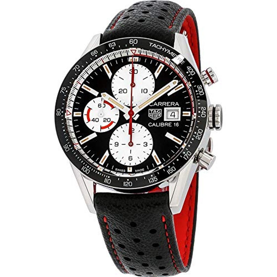 Moda TAG Heuer Reloj de Hombre automático 41mm Caja de Acero CV201AP