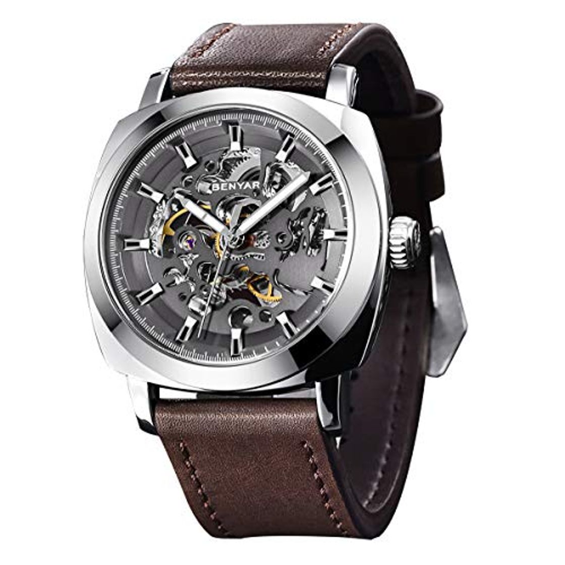 Fashion BENYAR - Reloj de Pulsera automático para Hombre