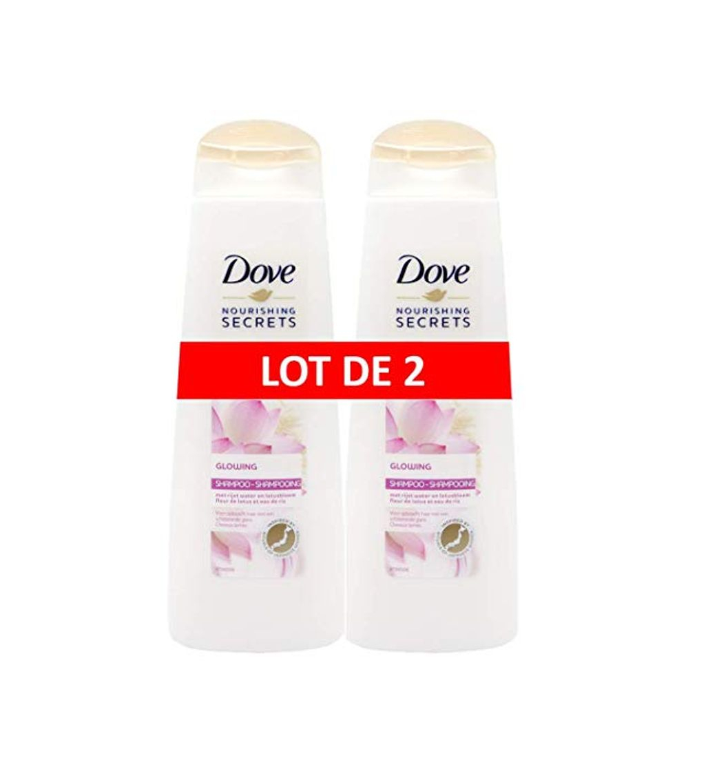 Product Dove Secrets de cuidado champú Lotus 250 ml – juego de 2